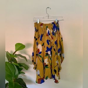 Vici Yellow Off shoulder dress with Long Sleeves Size Small
